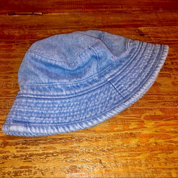 vintage denim bucket hat